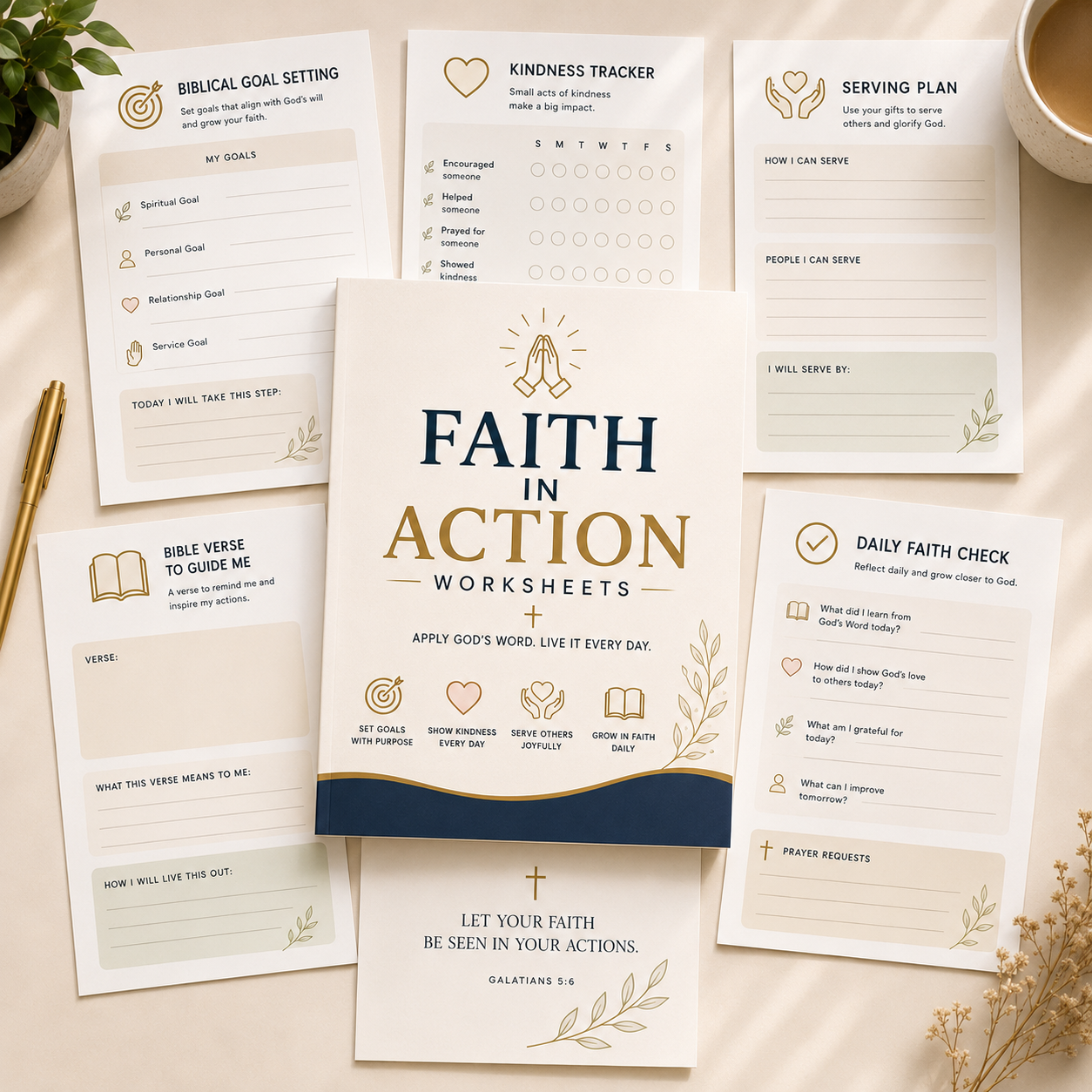 ✝️ Faith in Action Worksheets