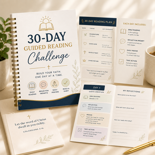 🗓️ 30-Day Guided Reading Challenge