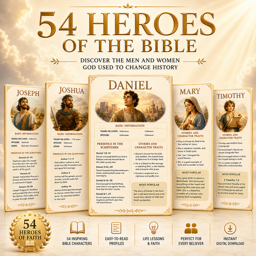 History of 54 Biblical Heroes